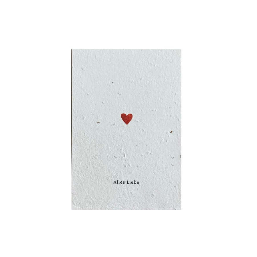BlühWerk Papeterie – Grußkarte Alles Liebe Herz