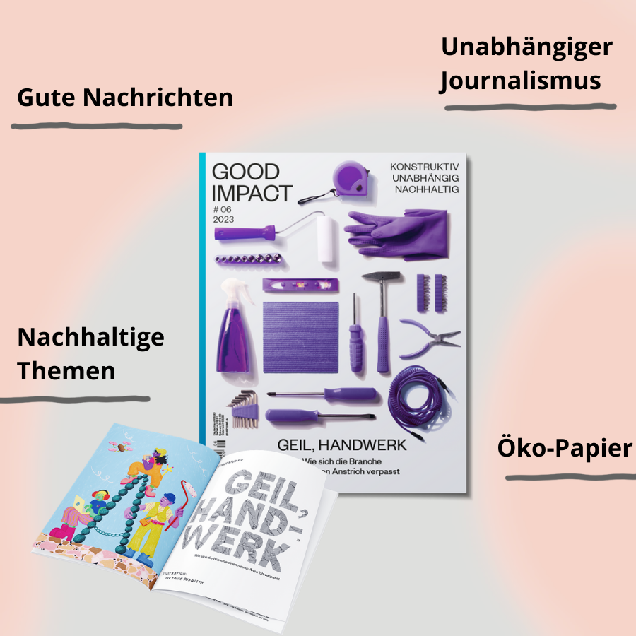 Cover des Good Impact Magazins "Geil Handwerk"