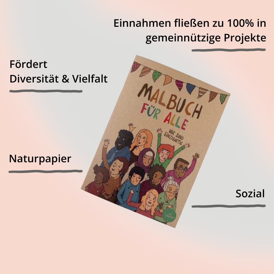 Umschlag Malbuch für alle mit Impact
