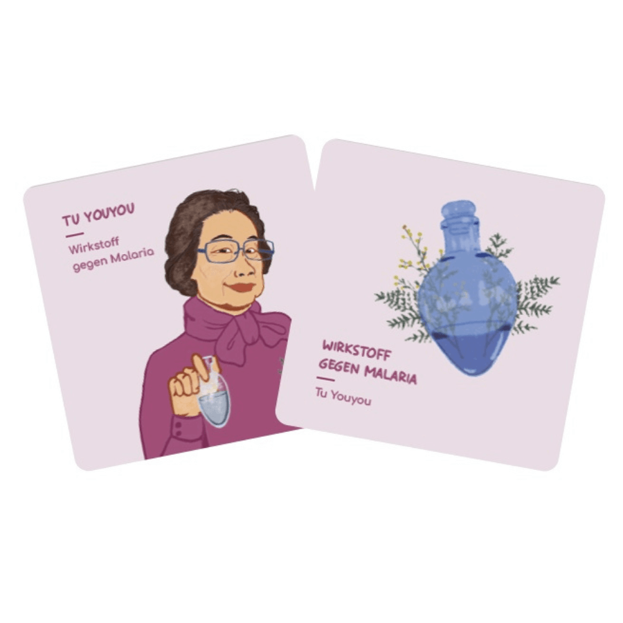 Erfinderinnen Memo Tu Youyou mit Erfindung